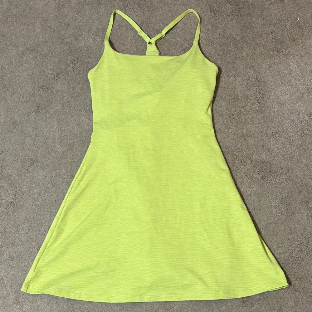 Outdoor Voices Lime Green Dress
